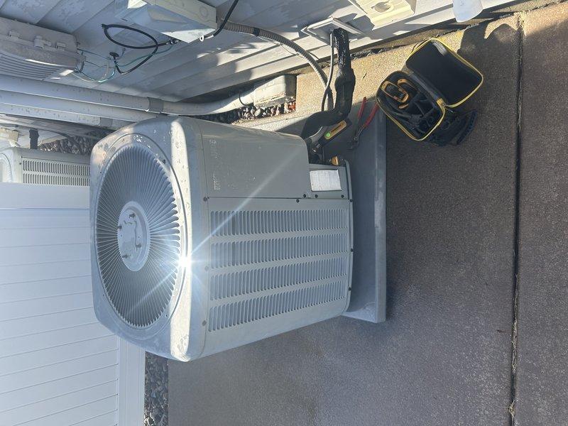 Completed comprehensive HVAC maintenance agreement including full furnace and air conditioning system tune-up. Performed furnace diagnostics verifying proper gas pressure, tested and cleaned flame sensor, confirmed igniter operation, tested blower capacitor, and verified condensate drain functionality with clean air filter. Conducted air conditioning service including condenser coil cleaning, component inspection, and refrigerant pressure verification with all systems operating within manufacturer specifications.