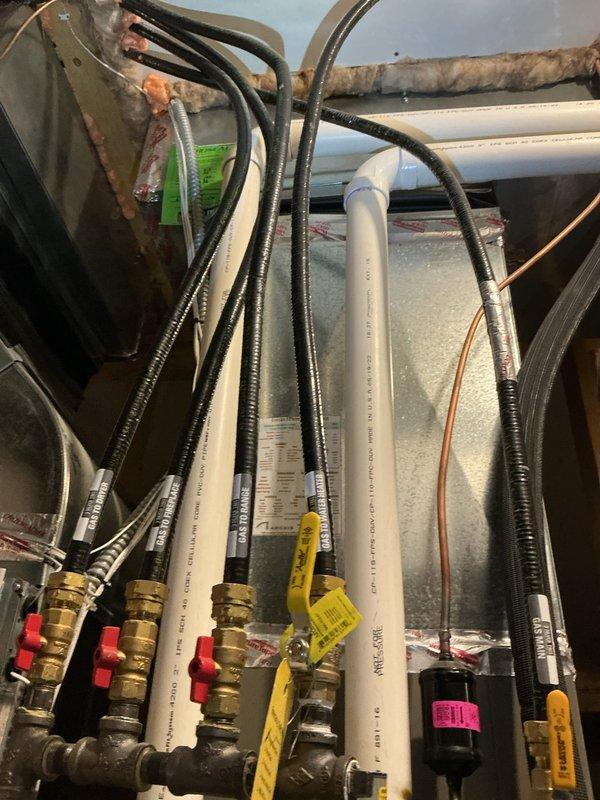 Completed scheduled furnace tuneup and comprehensive inspection as part of maintenance agreement. Upon arrival, performed thorough evaluation of heating system including burner assembly, heat exchanger, ignition components, and safety controls. Verified proper furnace operation with all systems functioning within normal parameters. Inspected associated mechanical room components including water heater, gas piping, PVC venting system, and HVAC ductwork. All equipment found to be operational with no deficiencies noted at time of service.