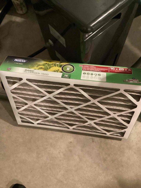 Performed comprehensive furnace and air conditioning tune-up on newly installed 2025 HVAC system. Conducted system diagnostics using digital manifold gauges, verifying proper refrigerant pressures and overall system performance. Inspected condensate drainage system, air filter (16x25x4 BESTAIR Basic Allergen 7800), and all mechanical components. System operating within manufacturer specifications with no deficiencies noted.