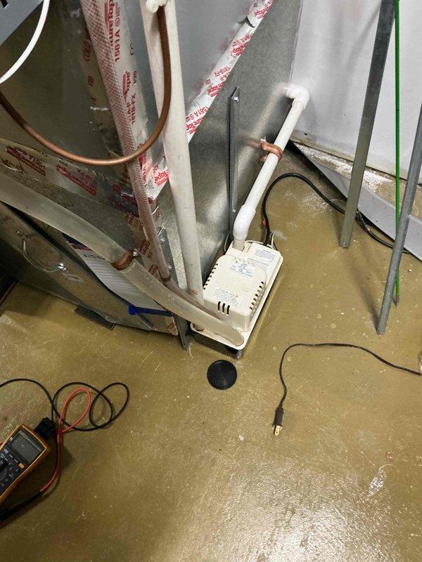 Completed comprehensive preventative maintenance agreement heating inspection on residential HVAC system including 6-year-old Daikin furnace, garage-mounted unit heater, humidifier, and HRV system. Performed thorough evaluation of furnace operation confirming all components functioning within manufacturer specifications: ignition system and flame safety controls operating properly, gas valve responding correctly, burner assembly clean and firing efficiently, draft inducer motor performing adequately, blower wheel free of debris, electrical amp draws within acceptable ranges, heat exchanger intact with no signs of cracking or deterioration, combustion analysis readings optimal, and temperature rise measured at 46 degrees falling within acceptable parameters. Inspected garage heater unit verifying all mechanical and safety components operational with no deficiencies noted. All systems tested and confirmed to be operating safely and efficiently with no repair recommendations required at t