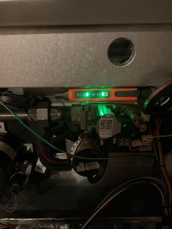 Completed comprehensive maintenance on a five-year-old Lennox two-stage furnace. Verified inducer capacitor functionality, cleaned flame sensor and burners, and inspected hot surface ignitor, blower wheel, thermostat connections, evaporator panel, and condensate drain. All components tested within normal operating parameters with no issues identified. Unit operating efficiently and homeowner enrolled in basic maintenance plan for ongoing service coverage.