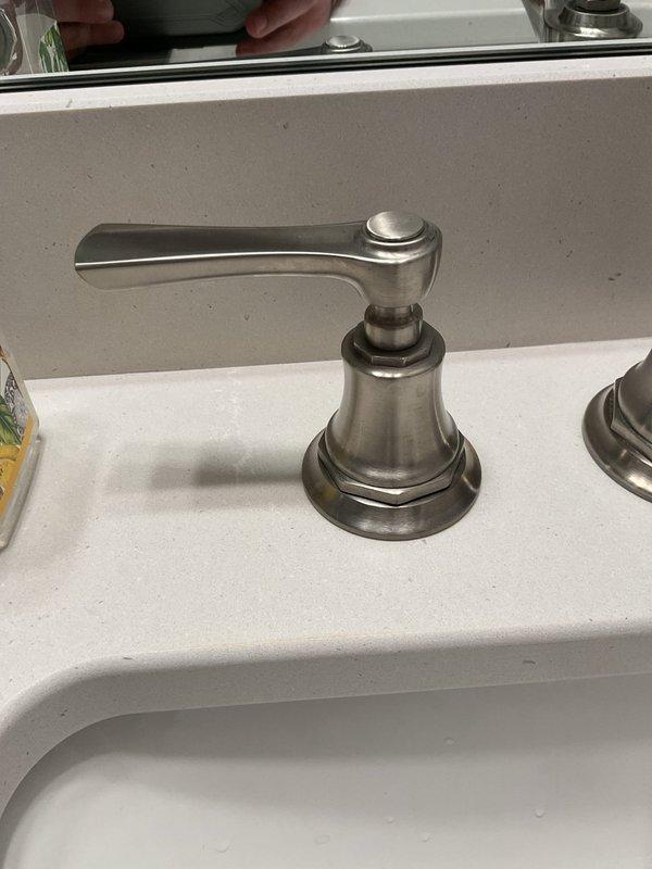 Responded to service call for automated kitchen faucet with solenoid failure causing operational issues. Diagnosed faulty solenoid component and assisted customer in sourcing replacement parts through manufacturer warranty. Addressed leaking faucet concern in bathroom during visit and documented existing fixtures for reference.