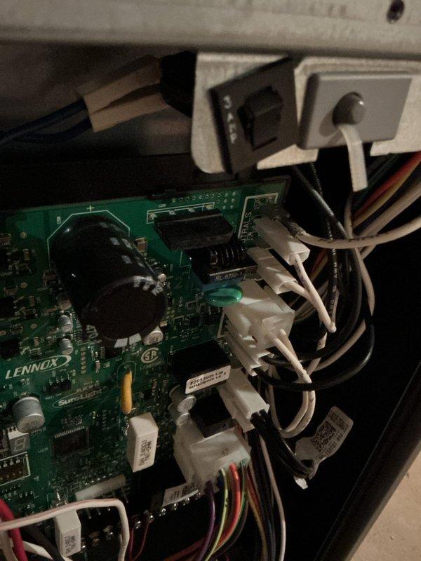 Responded to no heat call on 5-year-old system with tripped breaker. Upon inspection, found tripped fuse at furnace and failed contactor on condensing unit. Reset fuse, replaced defective contactor, and reset control board to restore system operation.

Diagnosed electrical fault that caused breaker trip, traced issue to failed contactor creating overcurrent condition. Inspected Lennox control board for damage from power interruption, verified all wire connections secure, and tested system operation after repairs. Confirmed proper heating function and normal electrical draw before clearing the call.