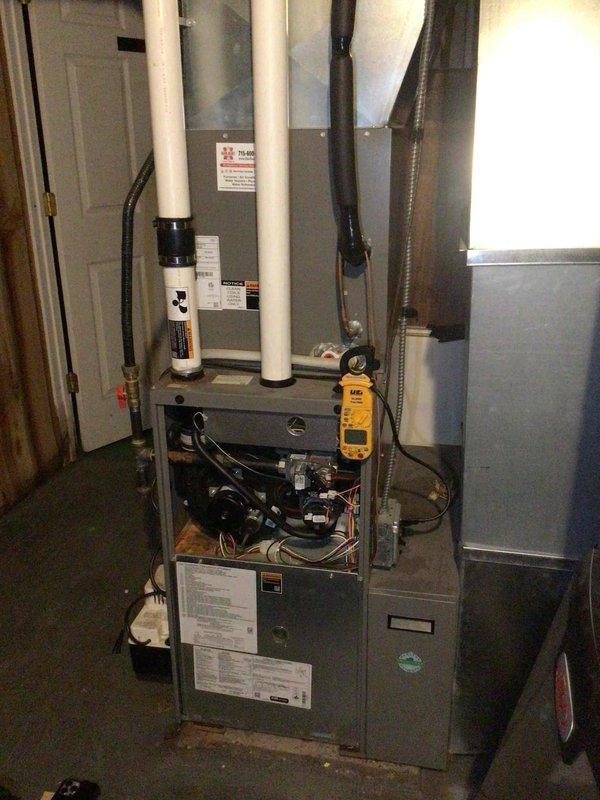 Completed comprehensive furnace tune-up and maintenance on 5-year-old unit with no reported issues. Performed standard seasonal maintenance procedures including inspection of blower motor assembly, electrical connections, and venting system; verified all components operating within manufacturer specifications and confirmed unit functioning properly.