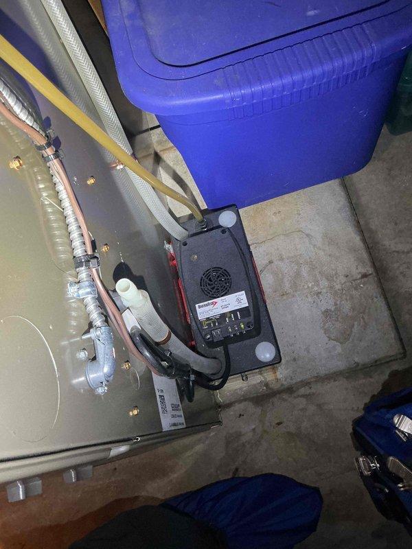 Completed furnace tuneup and inspection, identifying a failing inducer motor and corroded burner assembly. Replaced the defective inducer motor and thoroughly cleaned the rusty burners to restore proper combustion and safe operation. System tested and verified operational upon completion.