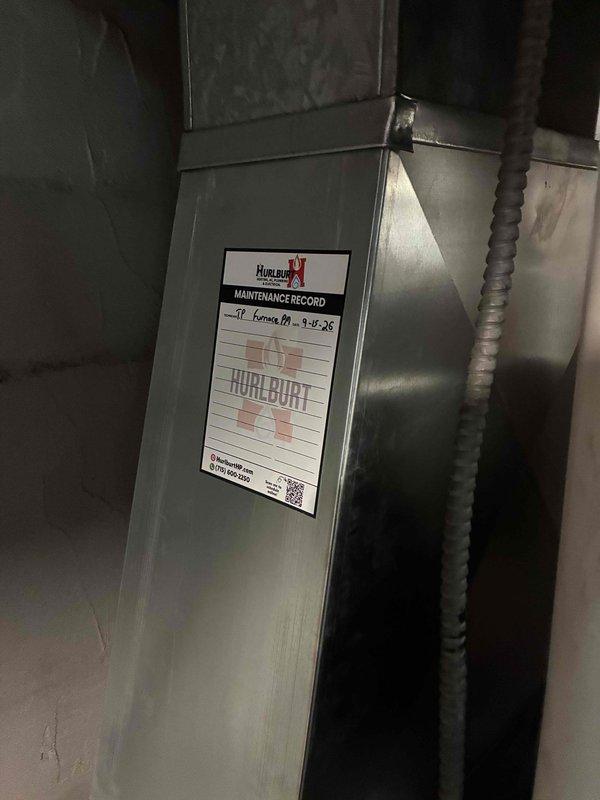 Completed comprehensive furnace preventive maintenance on 2-year-old unit, performing thorough inspection and cleaning of all routine components including burners, heat exchanger, blower assembly, and electrical connections. All systems tested and verified operating within manufacturer specifications with no deficiencies noted.