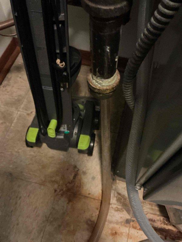 Responded to multiple gas leak calls at property with two furnaces. Located and repaired gas leaks on copper flare connections at garage furnace, leak on tee fitting near meter, and drip cap on furnace bypassing Maxitrol valves at both units. Pressure tested all gas lines after repairs and confirmed system passed leak test with no further issues detected.