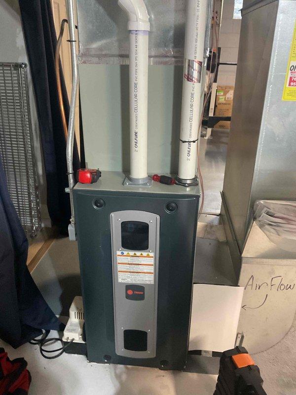 # HVAC Service Report - No Heat Condition

## Service Summary

Responded to no-heat call following recent smart meter installation by utility company. Diagnosed failed gas valve preventing furnace ignition. Replaced defective gas valve and restored heating system to proper operation.

## Work Performed

Upon arrival, confirmed furnace would not initiate ignition sequence. Customer reported heating loss immediately following utility company smart meter installation, with suggestion from utility that air may be present in gas line. Performed comprehensive system diagnostics using digital multimeter to test gas valve operation and electrical components.

Testing revealed gas valve failure preventing fuel delivery to burner assembly. Gas valve showed no electrical continuity and failed to open when heating cycle was called for. Confirmed adequate gas supply at service line and verified proper voltage to valve terminals. Determined gas valve replacement necessary to restore system function.