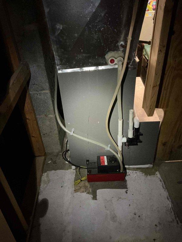 Completed scheduled heating maintenance on Lennox furnace system. Performed comprehensive inspection including cleaning flame sensor, verifying all electrical components and connections, confirming evaporator drain and pressure switch hoses were clear and functioning properly. Inspected heat exchanger and burners which were found to be in good condition. Verified proper gas pressure settings and confirmed unit operation with 55-degree temperature rise across heat exchanger. Noted 5-inch air filter showed minor dirt accumulation but remained serviceable, with homeowner planning replacement. System operating within manufacturer specifications with no deficiencies noted.
