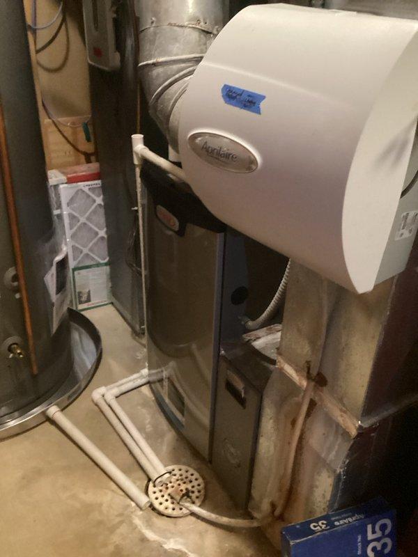 Performed comprehensive heating maintenance on four heating systems as part of membership agreement. Conducted thorough inspections including venting and exhaust flue examination, camera inspection of heat exchangers, burner assessment, and verification of blower, inducer, pressure switch, safety switches, and limit switches on all units. Checked flame sensors, igniters, gas pressures, and combustion air supply. Cycled all systems on high and low settings to verify safe and proper operation.

Replaced humidifier pads on three Aprilaire humidifier units, set humidistats to appropriate levels, and verified proper operation with drainage systems functioning correctly. Inspected heat pump system, cycled unit through heating mode, and confirmed proper heating output and blower speed operation. Evaluated garage-mounted mini-split system in heating mode, verified unit producing 125° supply air temperature, and programmed thermostat to 69° in auto mode for optimal comfort and efficiency. All f