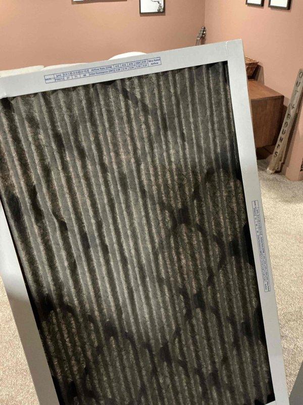 Performed pre-sale home inspection on 28-year-old York gas furnace. Conducted comprehensive system evaluation including ignition sequence, flame safety controls, burner assembly, heat exchanger integrity, gas valve operation, control board functionality, blower wheel condition, electrical amp draws, venting system, combustion analysis, and temperature rise measurements. All components found to be operating within manufacturer specifications except blower capacitor, which tested as failing and requires replacement to prevent potential motor damage and cascading component failures. Documented heavily soiled air filter requiring replacement. All safety systems verified operational, combustion efficiency confirmed acceptable, and temperature rise within acceptable range for unit age and specifications.