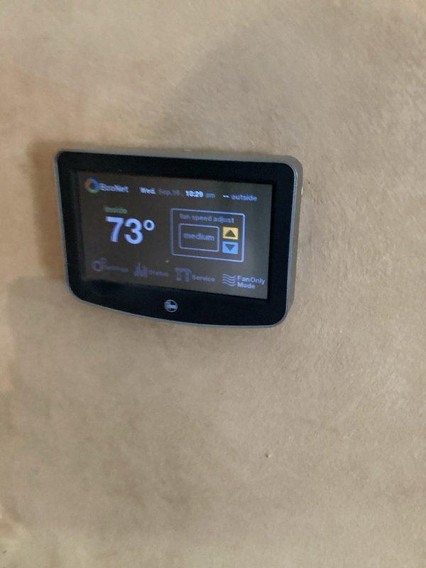 Performed fall maintenance tune-up on 9-year-old Rheem furnace per seasonal maintenance agreement. Completed full system inspection, verified thermostat operation at 73°, tested all electrical connections and wiring, inspected heat exchanger and burner assembly, and confirmed all mechanical components functioning properly prior to heating season.