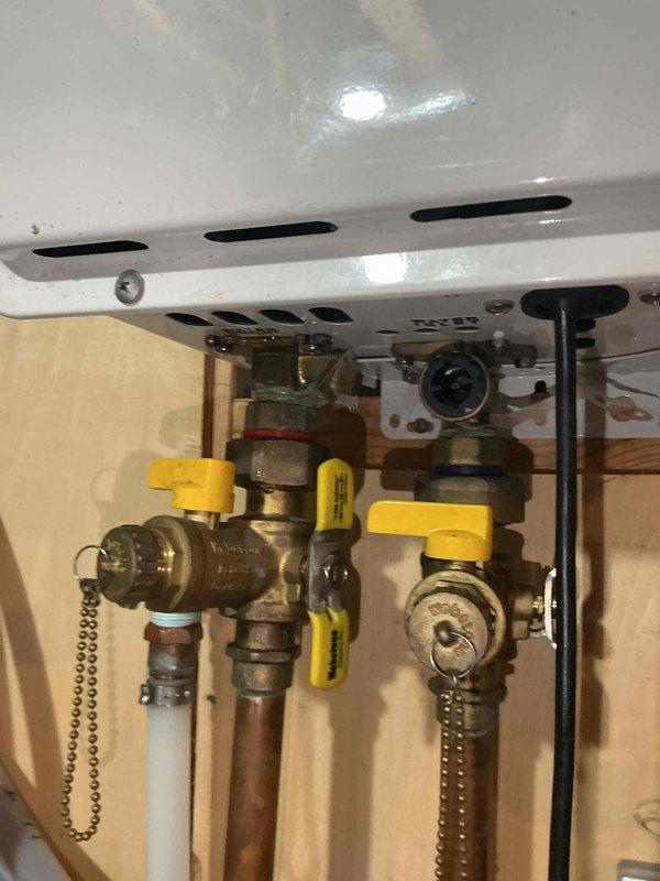 Performed tankless water heater flush and faucet repair per customer request. Customer declined the standard biannual plumbing inspection, opting only for the flush service and faucet repair work to be completed.