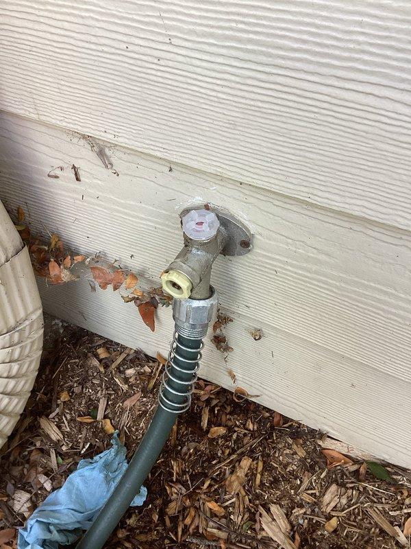 Responded to service call regarding outdoor frost-free spigot that was difficult to operate and water pressure concerns. Upon inspection, confirmed that the city had already addressed and corrected the water pressure issue. Evaluated the Mansfield frost-free hose bib and determined the internal components required rebuilding due to operational difficulty with the shutoff mechanism. Performed complete rebuild of the Mansfield frost-free spigot, replacing worn internal valve components to restore proper function and ensure smooth operation of the shutoff handle.