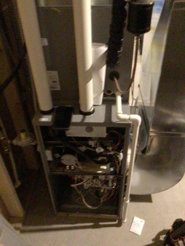 Completed scheduled heating maintenance and furnace tune-up per maintenance agreement. Performed comprehensive inspection of furnace unit, including internal components, burner assembly, gas valves, heat exchanger, ignition system, electrical connections, and wiring. Verified proper operation of all mechanical systems and confirmed unit is functioning correctly with no issues identified.