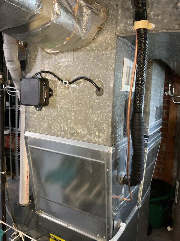 Performed furnace maintenance tune-up on aging system. Upon powering up the unit, furnace immediately faulted with two-flash code indicating pressure switch stuck closed or inducer error. Conducted comprehensive troubleshooting of all safety switches and wiring connections. Isolated issue to thermostat circuit by removing thermostat wire from control board and jumping R to W terminals, which resulted in normal system operation. Bypassed RDS board by removing wires and connecting them directly to furnace terminals with wire nuts, restoring proper function. Captured video documentation of system operation after completing tune-up process. Recommended homeowner contact original installation company to verify proper wiring configuration and replace current thermostat to prevent future operational issues.