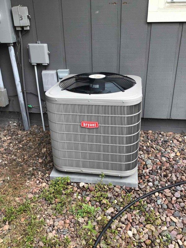 Completed comprehensive preventive maintenance on both air conditioning and furnace systems. Performed full tune-up procedures on Bryant outdoor condensing unit and indoor heating system, including inspection of electrical components, airflow verification, and operational testing. All equipment operating within normal parameters with no deficiencies noted at time of service.