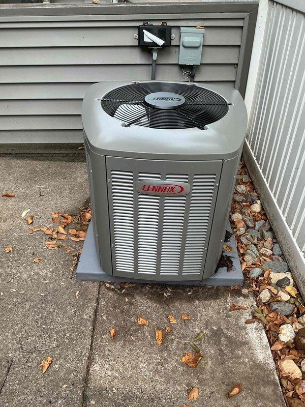 Responded to warranty call for one-month-old Lennox AC system experiencing loud banging noises during startup and shutdown cycles. Upon inspection, determined that the new furnace blower motor was operating at significantly higher speed than previous unit, creating negative pressure that caused ductwork to flex and produce metal warping sounds. Ductwork location prevented installation of physical bracing. Accessed furnace cabinet and adjusted blower motor speed settings to appropriate level for AC system capacity, eliminating excessive airflow that caused ductwork distortion. Tested system operation through multiple cooling cycles to verify noise reduction and proper AC performance before departure.