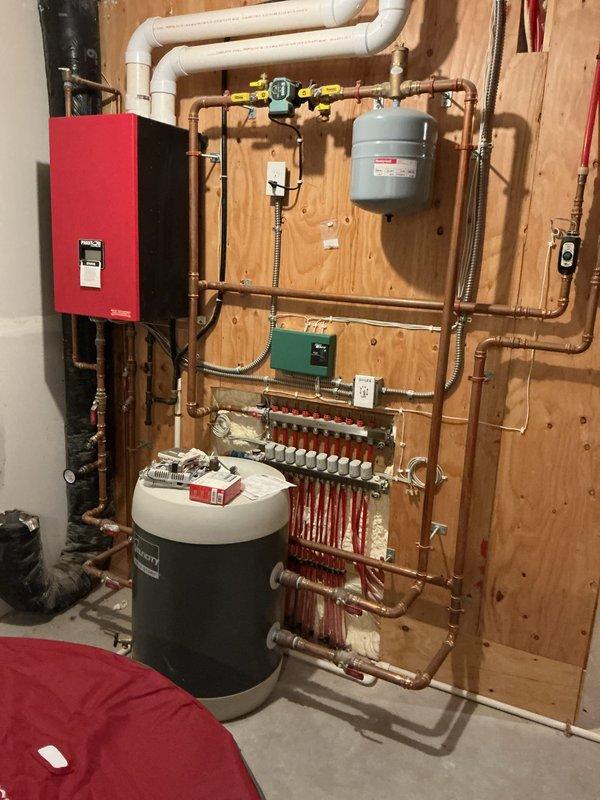 Responded to no hot water complaint on residential tanked water heater approximately 5 years old. Upon arrival, diagnosed electrical issue with GFCI outlet supplying power to water heater. Found GFCI breaker tripped at outlet serving the unit. Reset GFCI button to restore power to water heater. Verified proper electrical supply restored and unit operational. Customer concern regarding extended wait time for hot water delivery noted as secondary issue related to distance from water heater to fixtures rather than equipment malfunction.