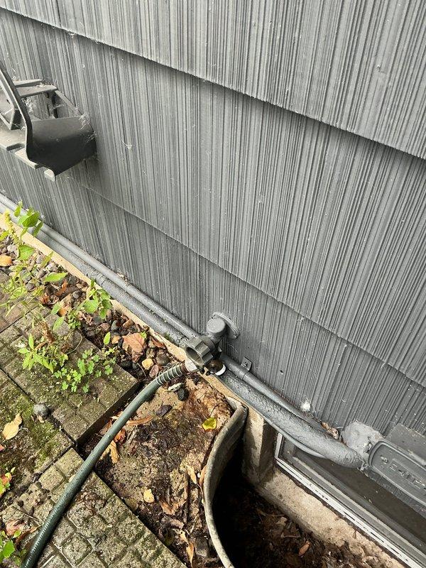 Responded to a service call for a leaking exterior hose bib. Upon inspection, verified that the shut-off valve controlling water flow to the frost-free hose bib was functioning properly. Diagnosed the issue as a stem leak that occurred whenever the hose bib was turned on. Removed the defective hose bib and installed a new frost-free hose bib in its place. Completed all necessary water line connections and tested the fixture for proper operation. Confirmed no leaks and verified full functionality of the replacement hose bib.