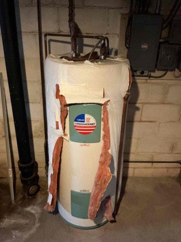Responded to basement toilet leak caused by failed wax ring flange seal. Removed and reset toilet with new wax ring seal to eliminate water leakage at base. Additionally replaced freeze-damaged exterior hose bibb (sillcock) that had sustained cold weather damage. Installed new toilet fixture to complete the repair. All plumbing connections tested and verified leak-free upon completion.