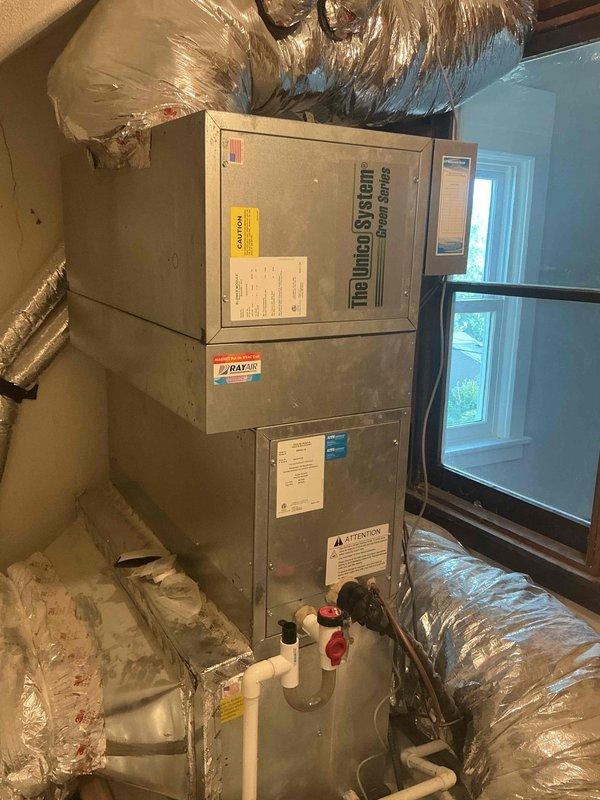 Completed annual heating and cooling maintenance visit on 10-year-old HVAC system including boiler and air conditioning unit inspections. Performed comprehensive tune-up procedures on furnace, AC unit, boiler, and gas-fired pool heater. During operational testing, discovered cracked housing on hard start kit capacitor assembly. Removed failed hard start kit and installed new replacement unit to restore proper compressor starting functionality. Verified all systems operational upon completion.
