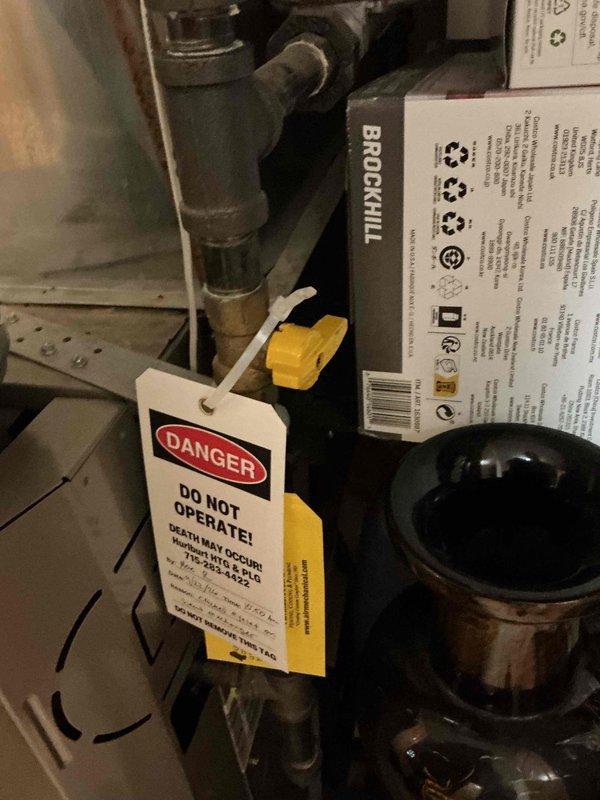 Performed annual heating maintenance on a 20-year-old Carrier furnace, one gas fireplace, and one humidifier. Comprehensive inspection revealed ignition and flame safety systems operating within specifications, gas valve functioning properly, clean burners, acceptable amperage draws, blower capacitor in good condition, clean blower wheel, operational control board, satisfactory combustion analysis results, and temperature rise within manufacturer specifications. Critical safety issue identified: cracked heat exchanger presenting potential carbon monoxide hazard. Executed immediate safety shutdown procedures and applied lockout/tagout to prevent equipment operation. Conducted combustion testing and documented findings with photographs. Reviewed all available options with homeowner and coordinated follow-up service advisor consultation to discuss replacement solutions.