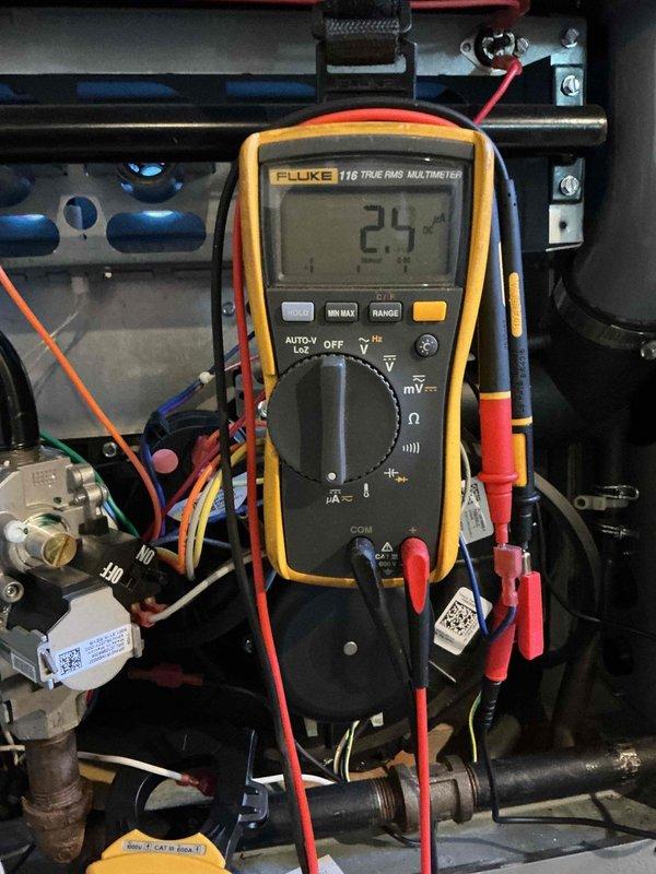 Completed comprehensive maintenance on 5-year-old Daikin furnace system. Performed full system inspection verifying ignition and flame safety operation, burner condition, heat exchanger integrity, gas valve function, and electrical amp draws—all within normal parameters. Blower wheel found clean with proper operation. Replaced air filter and performed humidifier maintenance including cleaning pad housing and installing new humidifier pad. Conducted combustion analysis confirming proper efficiency and verified temperature rise within manufacturer specifications. All system components operating correctly with no deficiencies noted.