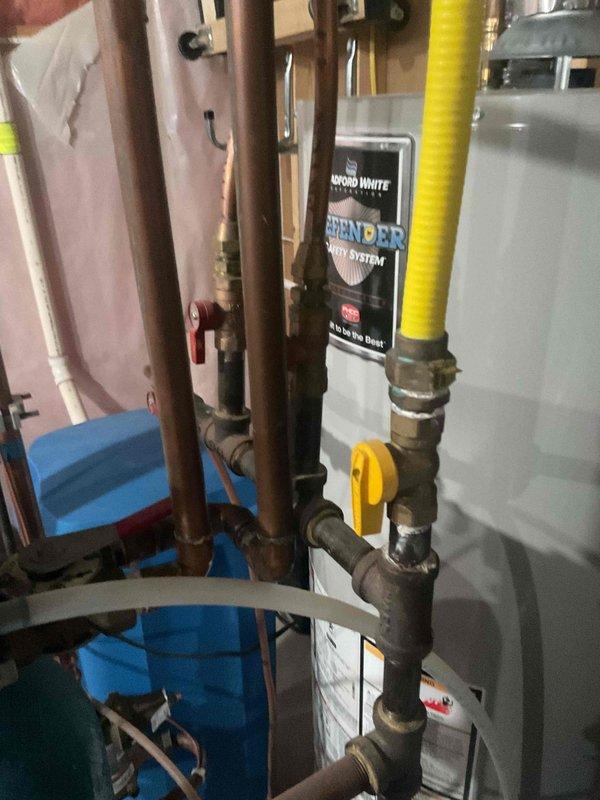 Completed comprehensive furnace tune-up on 10-year-old unit, including full system inspection and burner replacement due to deteriorated condition. Identified need for gas line conversion to flexible pipe for dryer connection and provided estimate for future work.