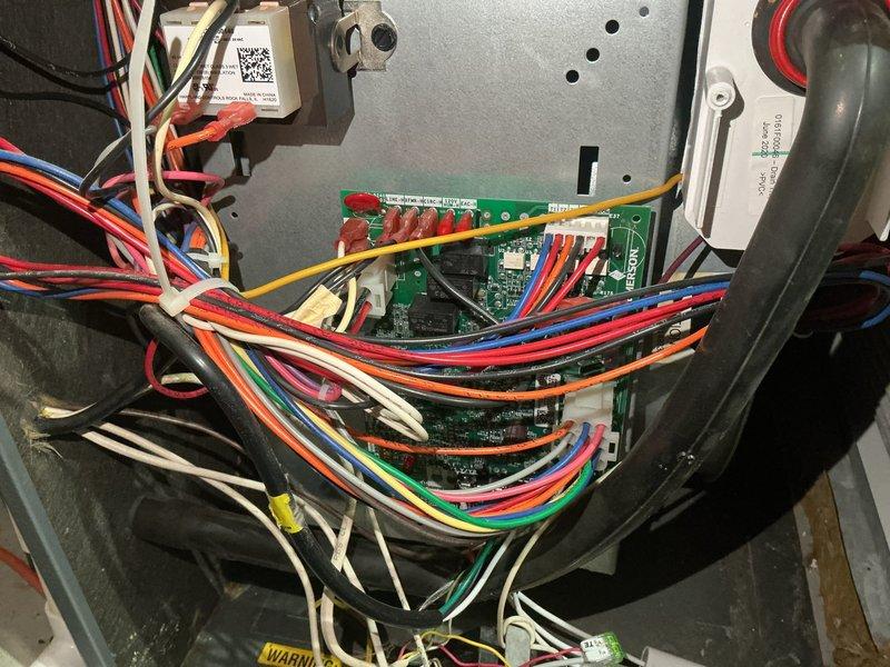 Completed comprehensive heating maintenance on a 6-year-old Goodman furnace system. All components tested and verified operating within manufacturer specifications, including gas pressure readings and safe carbon monoxide levels in the flue. Cleaned flame sensor to ensure proper ignition and flame detection. Inspected control board, wiring harnesses, and electrical connections. System confirmed fully operational with all safety checks passed. Provided estimate for humidifier replacement and new electronic air cleaner installation for improved indoor air quality.