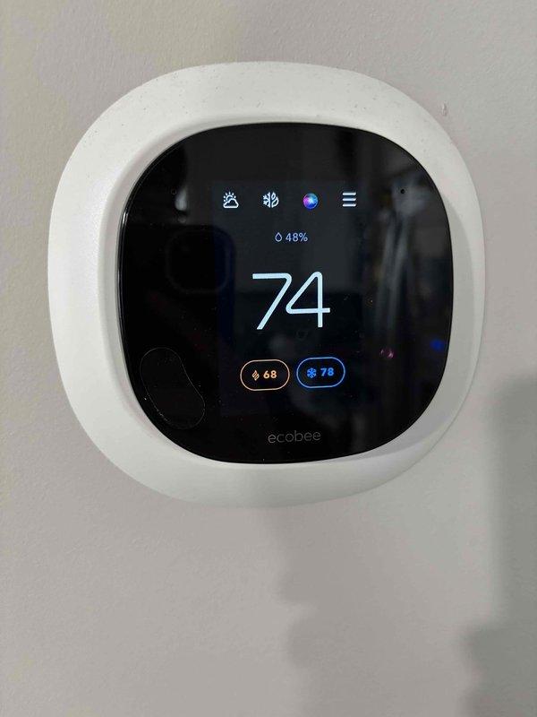 Completed comprehensive furnace maintenance and tune-up on residential heating system. Performed full system inspection including thermostat operation, air filter, condensate drain, blower motor, inducer motor, capacitor, and electrical wiring—all found in acceptable condition. Replaced MERV 13 filter with MERV 8 filter to prevent system overheating and improve airflow. Verified temperature split across system within normal parameters. Inspected heat exchanger, igniter, and flame sensor with no issues noted. Measured gas pressure and found it slightly below specification; adjusted gas pressure to manufacturer's recommended settings for optimal combustion and efficiency. Inspected whole-home humidifier, verified mechanical operation and filter condition satisfactory. Advised homeowner to open humidifier damper for winter season and adjust humidistat to normal operating setting when heating season begins. System tested and operating normally upon completion of maintenance.