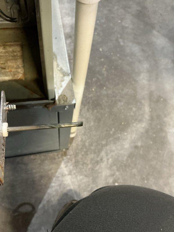 Responded to no heat call on 9-year-old Trane furnace where blower motor was operating but burners failed to ignite. Inspection revealed heavily soiled burners preventing proper system operation. Performed burner cleaning and burner assembly replacement to restore full heating functionality.