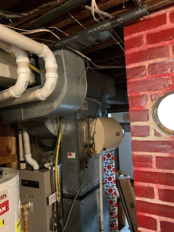 Performed second opinion inspection on Lennox G32Q3-75-3 75,000 BTUH natural gas furnace following previous contractor's diagnosis of heat exchanger failure. Conducted thorough visual examination and confirmed presence of through-crack in left primary heat exchanger cell, consistent with prior findings from previous technician visit. Documented crack with photographic evidence showing compromised heat exchanger creating potential combustion gas and carbon monoxide safety hazard. Tagged furnace as unsafe for operation due to verified heat exchanger breach that allows products of combustion to enter conditioned air stream. Explained safety concerns to homeowner regarding immediate carbon monoxide exposure risk. Homeowner declined recommendation to keep unit disabled and insisted on furnace reactivation despite documented safety hazard. Contacted emergency services to ensure occupant safety given the dangerous operating condition and homeowner's decision to continue furnace use against pr