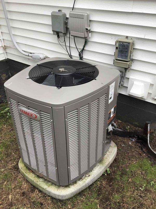 Completed comprehensive seasonal maintenance on both air conditioning and furnace systems per maintenance agreement. Performed full tune-up procedures on Lennox outdoor condensing unit and indoor furnace equipment. Inspected all electrical connections, tested system operations, and verified proper functionality of both heating and cooling systems. All equipment operating within manufacturer specifications with no deficiencies noted. Routine maintenance service completed successfully.