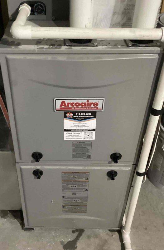Performed comprehensive furnace tune-up on Arcoaire unit, including cleaning of routine components, testing all operational systems, and monitoring equipment performance to ensure proper functionality. All components inspected and confirmed operating within normal parameters.