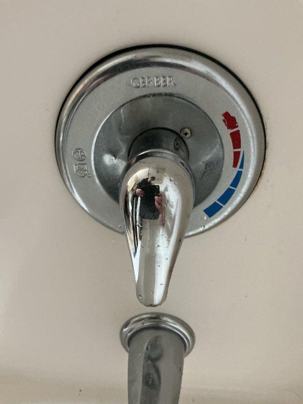 Responded to reported water heater concerns and irregular shower temperatures with audible thumping noise during use. Upon inspection, confirmed water heater is operating within normal parameters with no performance issues detected. Diagnosed failing Gerber shower cartridge causing temperature irregularities and thumping sound in primary bathroom. Identified failed diverter in secondary bathroom tub spout causing continuous water flow when not engaged. Submitted parts order for replacement Gerber shower cartridge and tub spout to resolve plumbing fixture issues.