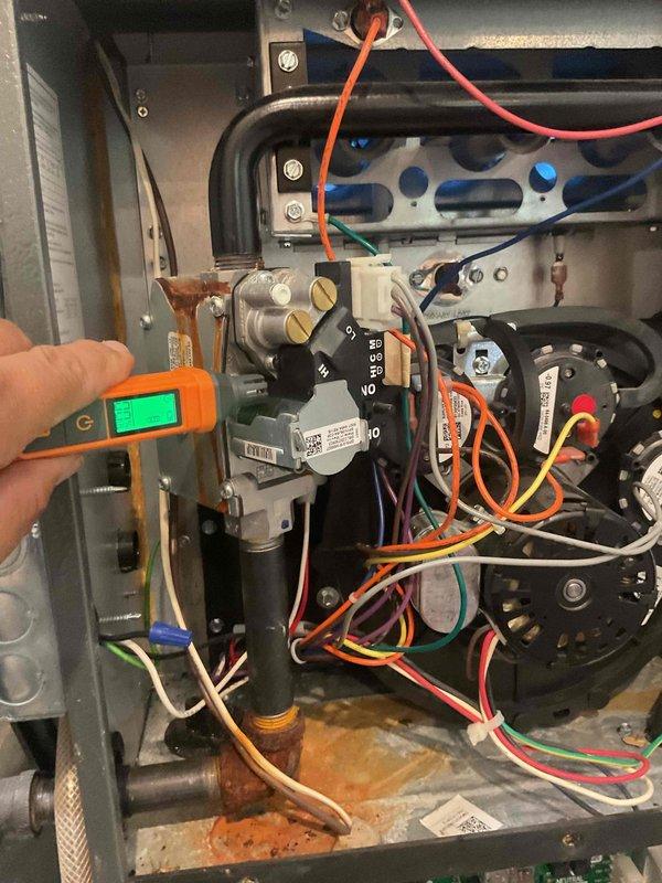 Completed annual heating maintenance visit on two gas furnaces and one gas fireplace as part of recurring preventative maintenance agreement. Performed comprehensive tune-up procedures including inspection of gas valve assemblies, electrical connections, and control systems using diagnostic testing equipment. All units operating within normal parameters with no deficiencies identified requiring corrective action.