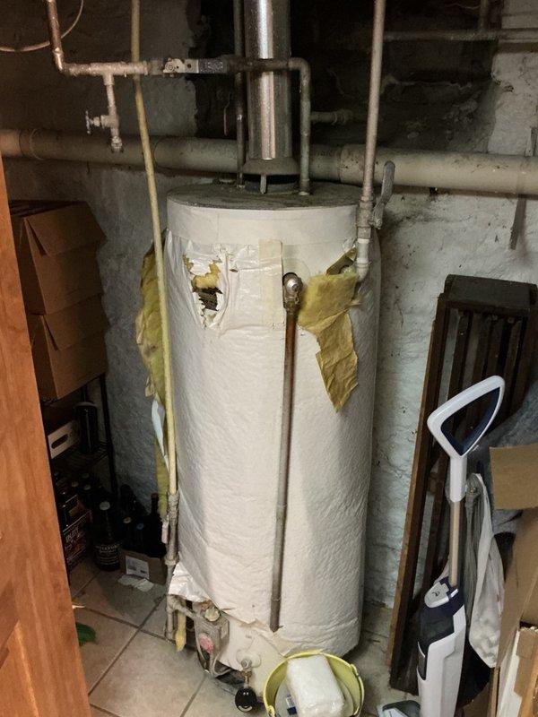 Responded to a water leak in the basement near the washer and HVAC system. Upon inspection, identified severely corroded shut-off valves and hammer arrestors as the source of the leak, which had been causing water accumulation on the floor for several weeks. Removed and replaced all corroded valves and hammer arrestors with new components to eliminate the leak and restore proper water flow control.