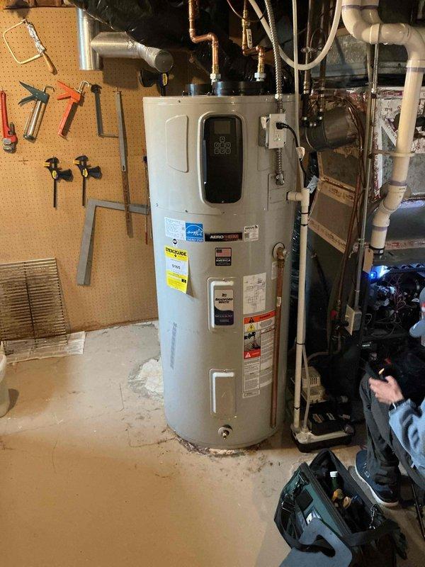 Completed biannual plumbing maintenance inspection at residential property. Performed hot water heater flush on Energy Star-rated tank unit less than one year old to remove sediment buildup and maintain optimal efficiency. Conducted comprehensive plumbing system inspection including all visible supply lines, drainage systems, fixtures, and connections throughout the property. All copper piping, PVC connections, pressure relief valves, and water supply lines found to be in proper working condition with no active leaks, corrosion, or deficiencies noted. System operating within normal parameters.