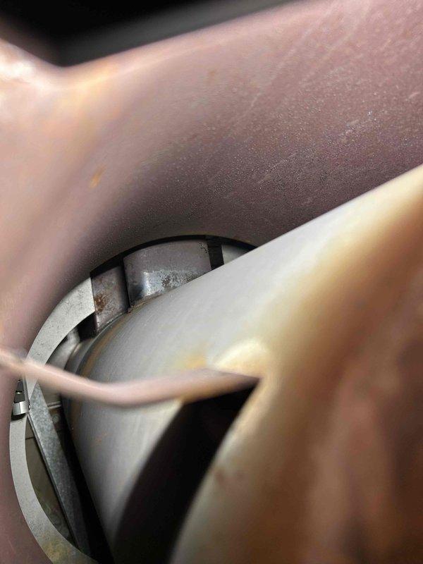 Performed comprehensive oil furnace maintenance including replacement of oil nozzle, oil filter, and air filter per customer request. Upon completion, ran full system diagnostics and monitored equipment operations to verify proper functionality. System components showed signs of dust accumulation and aging, with visible oxidation on metal surfaces and discoloration on copper refrigerant lines, though all equipment tested within normal operating parameters.