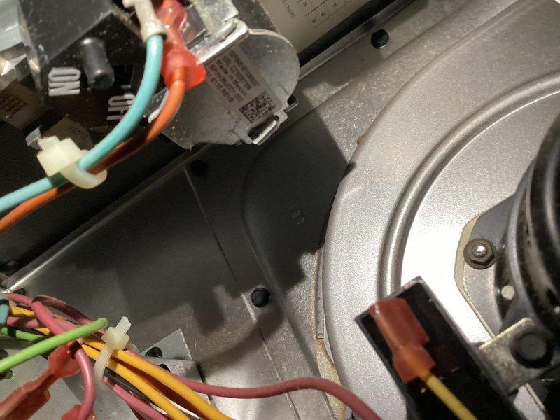 Performed furnace certification inspection for real estate transaction and city compliance. Conducted comprehensive system evaluation with no issues identified. Inspected blower motor assembly, electrical connections, and wiring harness—all components found in proper working condition. Verified Honeywell gas valve operation and examined all associated electrical terminations. Confirmed proper wire connections throughout system including control wiring and power supply circuits. Inspected ductwork and mounting components in attic installation. System passed certification requirements with all safety and operational parameters meeting code standards.
