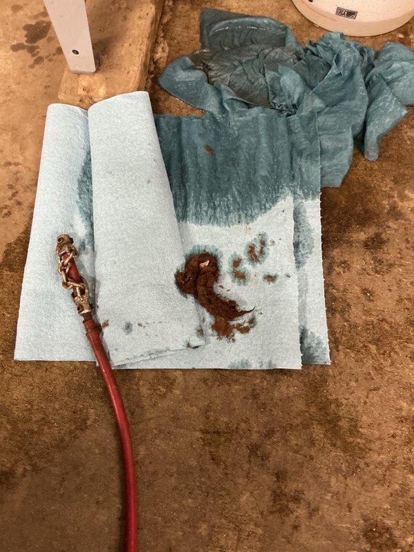 Responded to a clogged drain issue affecting a washtub sink and stainless steel dog bathing tub in a shed utility area. Upon inspection, found the sink basin full of standing water mixed with dog wash residue. Located the obstruction at the tee fitting below the sink drain line. Removed the clog, cleared all debris from the drain assembly, and performed thorough flushing with water to verify proper drainage and flow restoration. Both fixtures returned to normal operation with no further backup or slow drainage issues.
