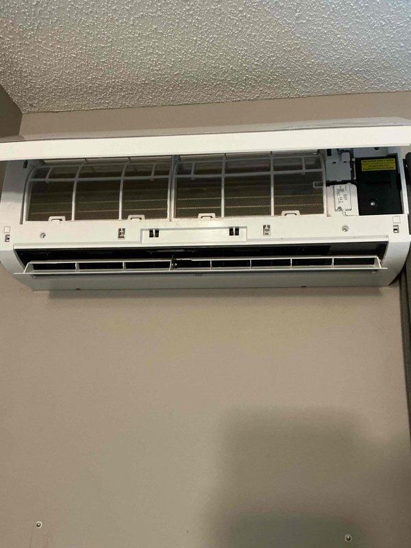 Performed maintenance on Denali Aire ductless mini-split system. Indoor wall-mounted head unit blower wheel was heavily contaminated with dust and grime buildup, restricting airflow and reducing system efficiency. Utilized mini-split cleaning bag and specialized solution spray to thoroughly clean blower wheel assembly. Verified unit operation and confirmed proper cooling function upon completion.