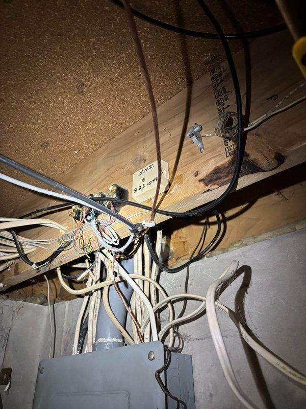 Responded to install callback to address missing electrical grounding on furnace and CSST gas line. Installed proper bonding for yellow corrugated stainless steel tubing (CSST) gas line per code requirements to protect against electrical hazards and lightning strikes. Verified grounding connection from electrical panel to gas piping system and confirmed furnace now has appropriate ground wire installation. All work completed and system verified safe for operation.