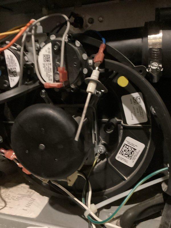 Completed scheduled maintenance tune-up on 8-year-old furnace system. Inspected all internal components including blower motors, electrical connections, and wiring harnesses; verified proper operation of all safety controls and measured system performance parameters. System found to be in good working condition with no deficiencies noted.