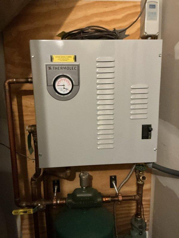 Completed routine heating maintenance on 21-year-old furnace system in duplex unit. Inspected gas valve assembly, verified all electrical connections, checked combustion components, and replaced air filter. Noted inducer motor producing excessive noise during operation and recommended draft motor replacement; comfort advisor scheduled for follow-up assessment of aging system.