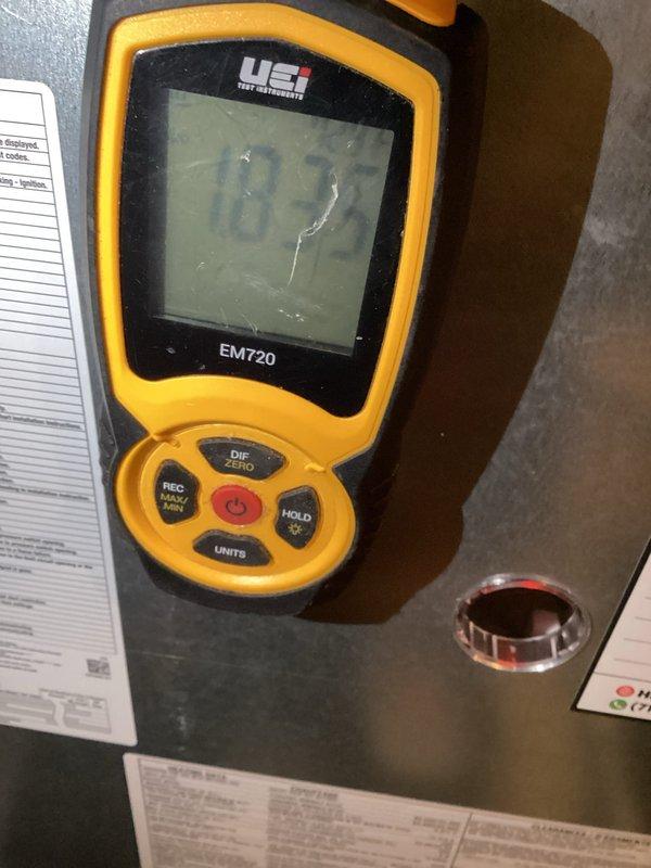 Completed annual heating maintenance visit on one gas furnace, one humidifier, one gas fireplace, and one heat recovery ventilator. Performed standard preventative maintenance inspections and testing using infrared thermometer and electrical diagnostic equipment. HRV noted as currently non-operational and may require future replacement.