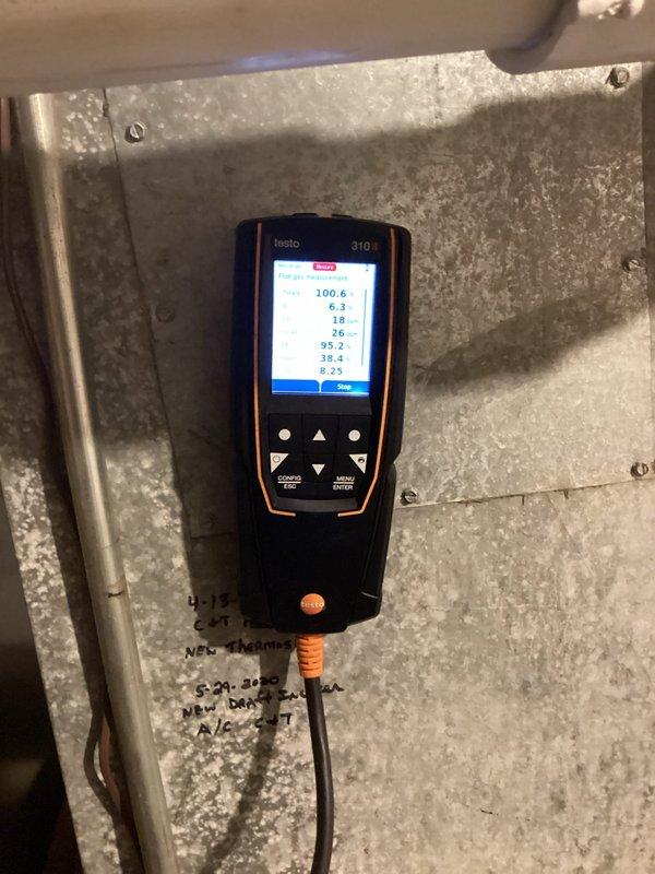 Completed scheduled heating maintenance on Lennox furnace as part of annual maintenance agreement. Performed comprehensive system diagnostics using combustion analyzer and digital manometer to verify safe operation and proper system pressures. System found to be clean and burning safely with all readings within manufacturer specifications.