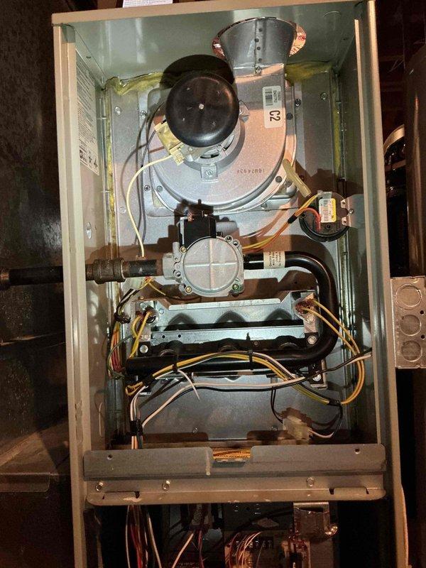 Completed repair work on Trane furnace by replacing failed hot surface ignitor. Sourced replacement part from Trane supply and installed new ignitor in approximately 2 hours. System was tested for proper ignition sequence and heating operation, with all components functioning as designed upon completion.