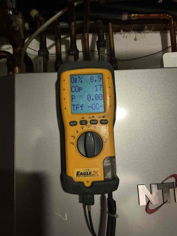 Completed annual heating maintenance visit on one NTI boiler and one gas fireplace. Performed comprehensive inspection of boiler system including ignition and flame safety verification, heat exchanger examination, burner assessment, and gas valve operation check. Inspected all system piping, circulators, and zone valves for proper operation and leaks. Conducted combustion analysis with readings within acceptable parameters. All system components are functioning as designed with no deficiencies noted at this time.